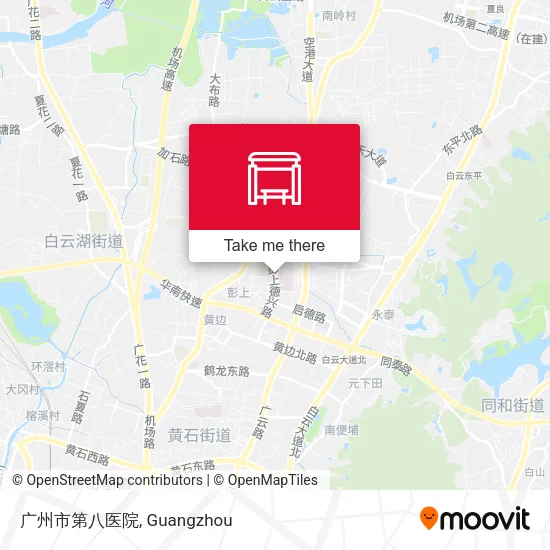 广州市第八医院 map