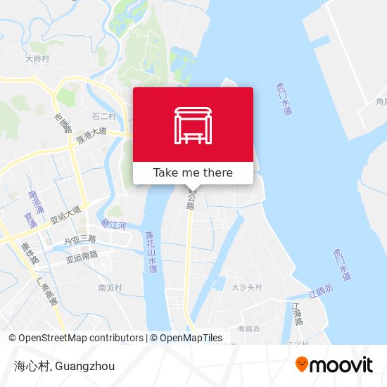 海心村 map