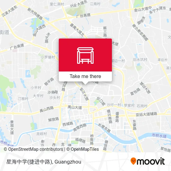 星海中学(捷进中路) map