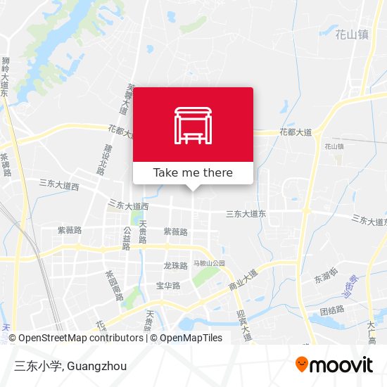 三东小学 map