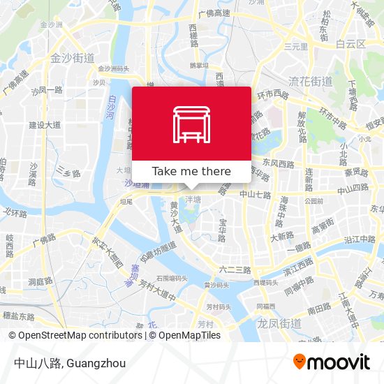中山八路 map
