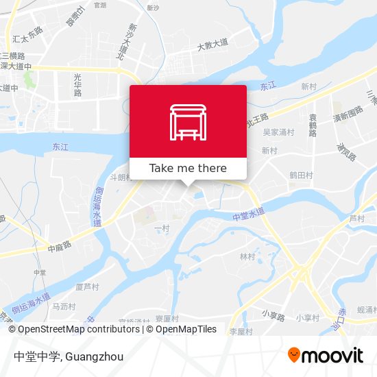 中堂中学 map