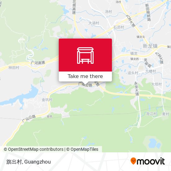 旗出村 map