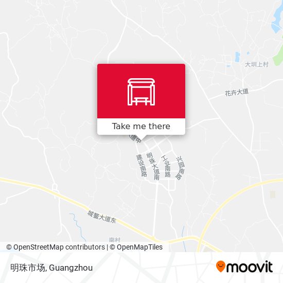 明珠市场 map
