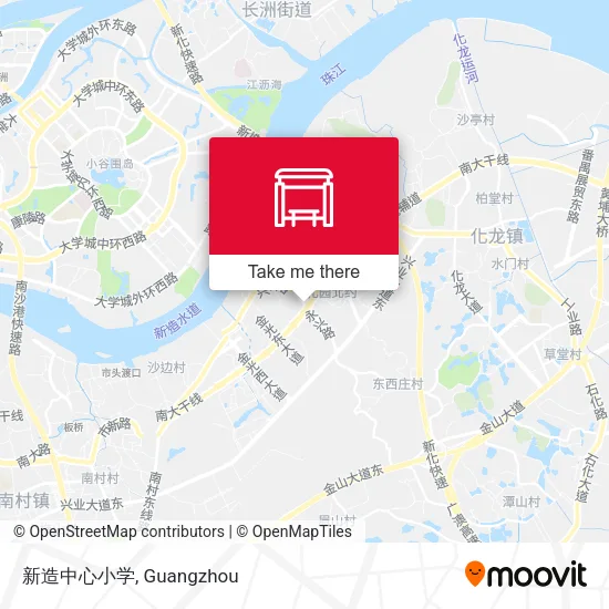 新造中心小学 map