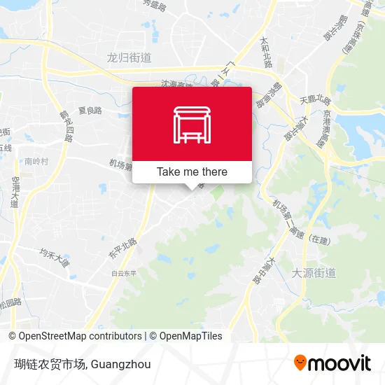 瑚链农贸市场 map