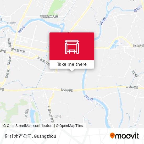 陆仕水产公司 map