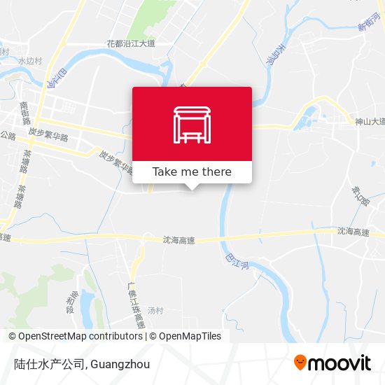 陆仕水产公司 map