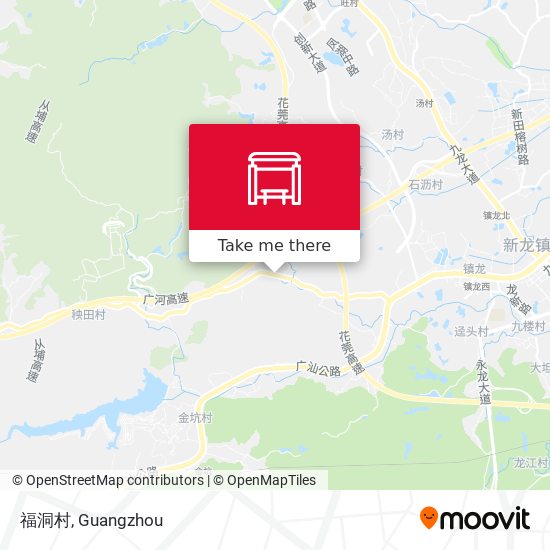 福洞村 map