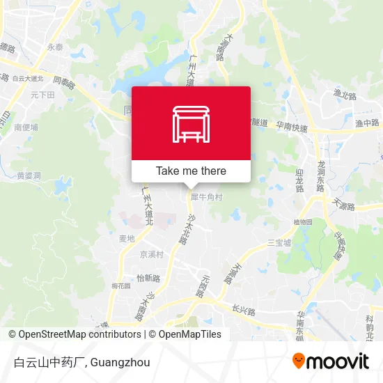 白云山中药厂 map