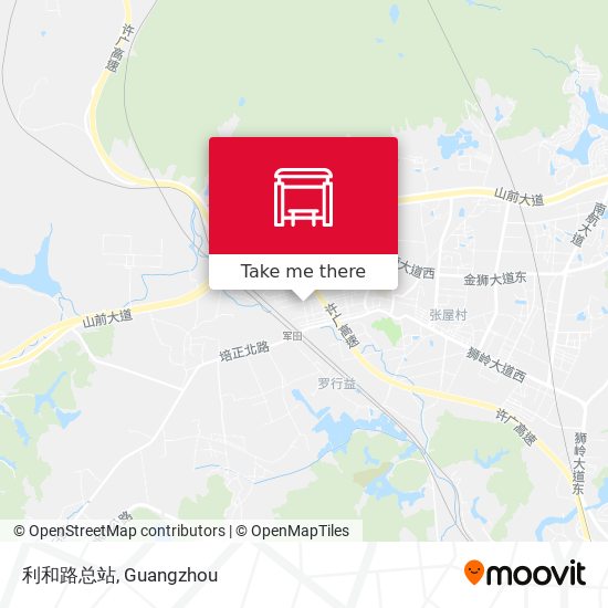 利和路总站 map