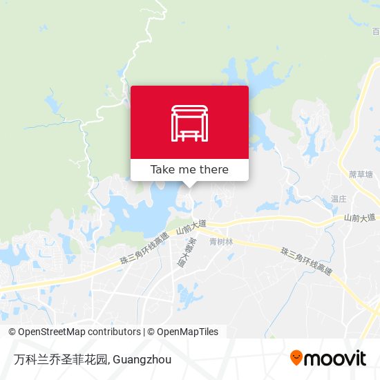 万科兰乔圣菲花园 map