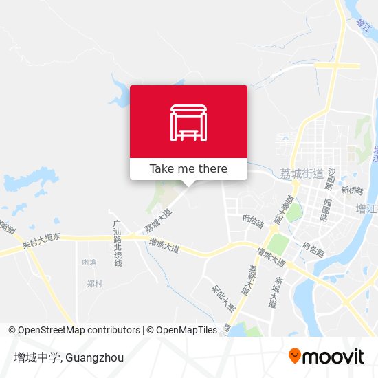增城中学 map