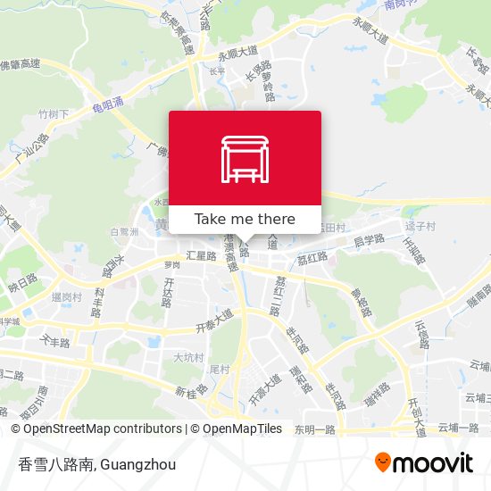 香雪八路南 map