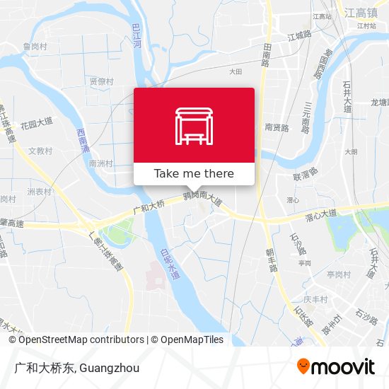 广和大桥东 map