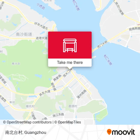 南北台村 map