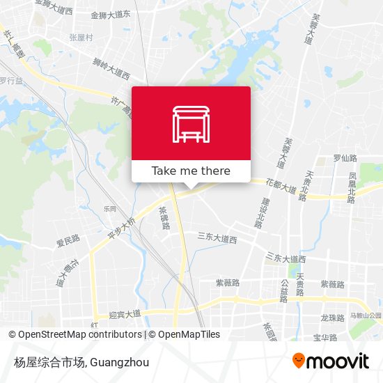 杨屋综合市场 map