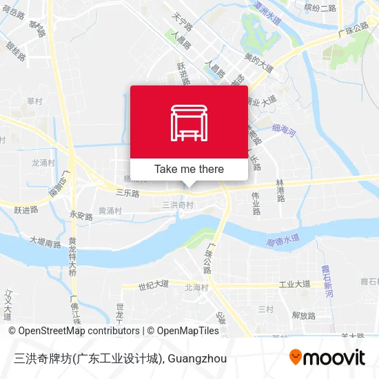 三洪奇牌坊(广东工业设计城) map