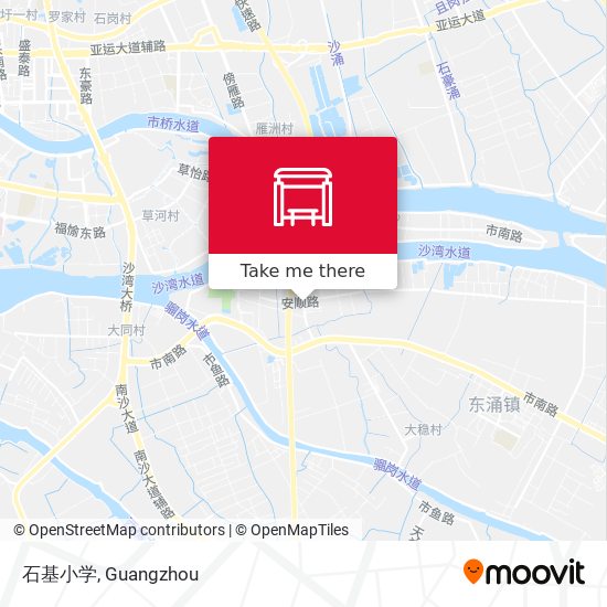 石基小学 map