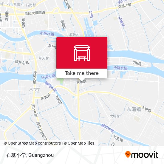 石基小学 map
