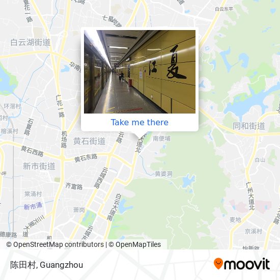 陈田村 map