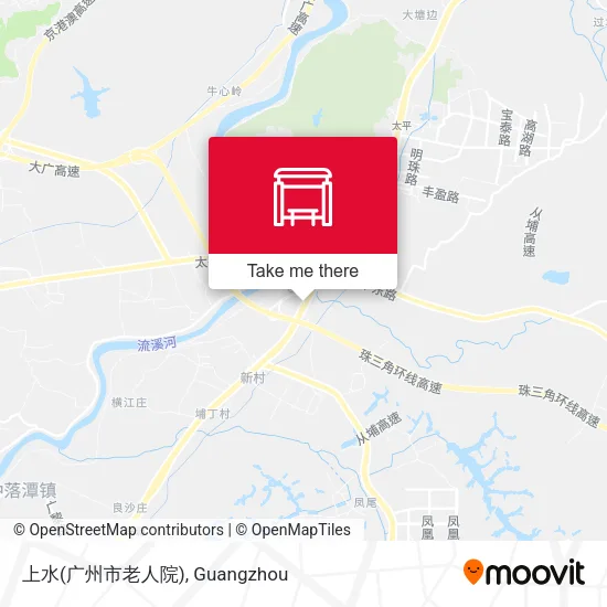 上水(广州市老人院) map