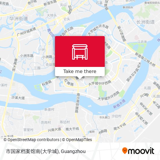 市国家档案馆南(大学城) map