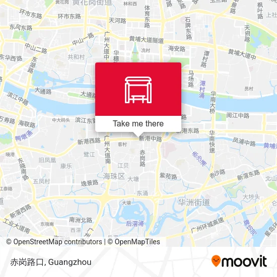 赤岗路口 map