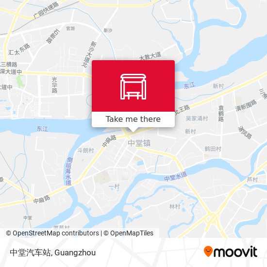 中堂汽车站 map
