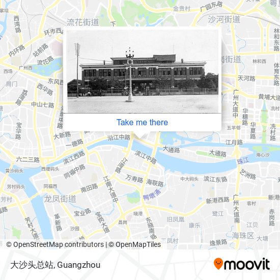大沙头总站 map
