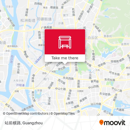 站前横路 map