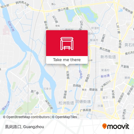 凰岗路口 map