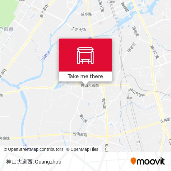 神山大道西 map