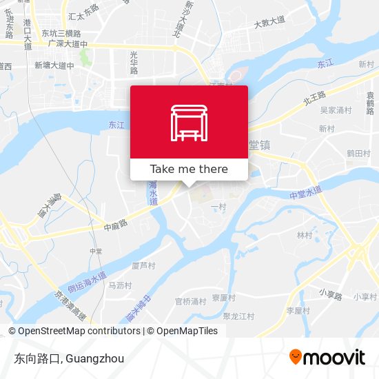 东向路口 map
