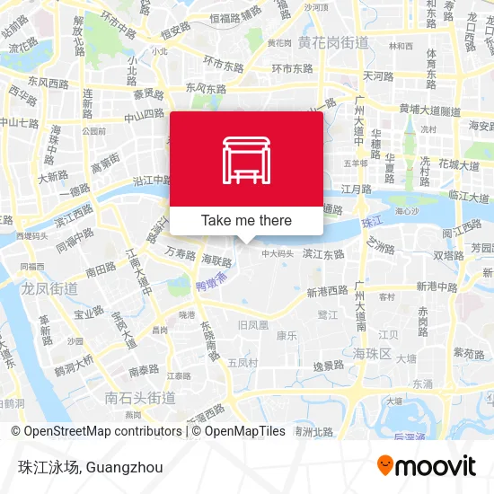 珠江泳场 map