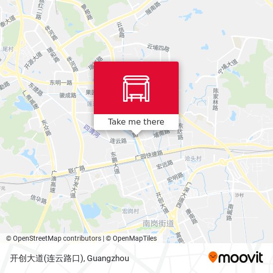 开创大道(连云路口) map