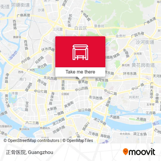 正骨医院 map