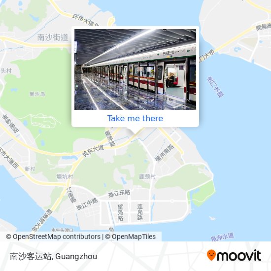 南沙客运站 map