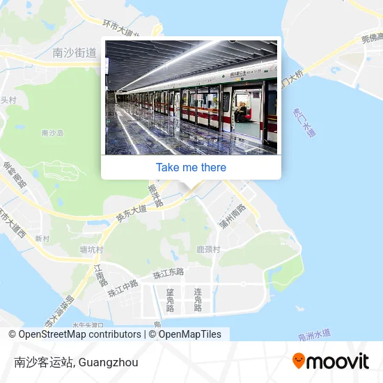 南沙客运站 map