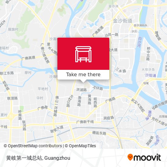 黄岐第一城总站 map