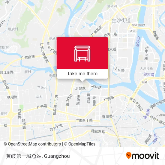 黄岐第一城总站 map