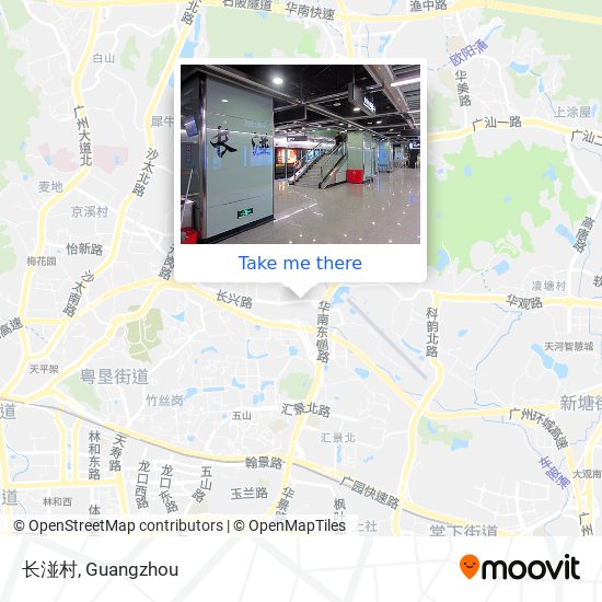 长湴村 map