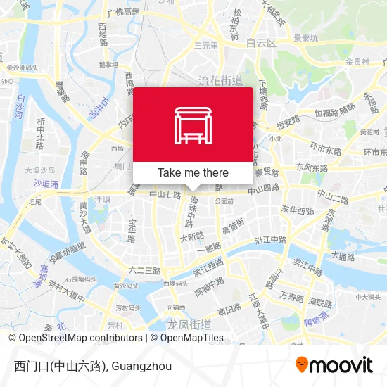 西门口(中山六路) map