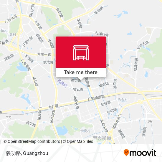 骏功路 map