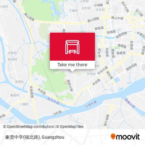 象贤中学(福北路) map