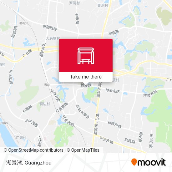湖景湾 map