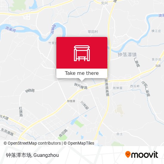 钟落潭市场 map