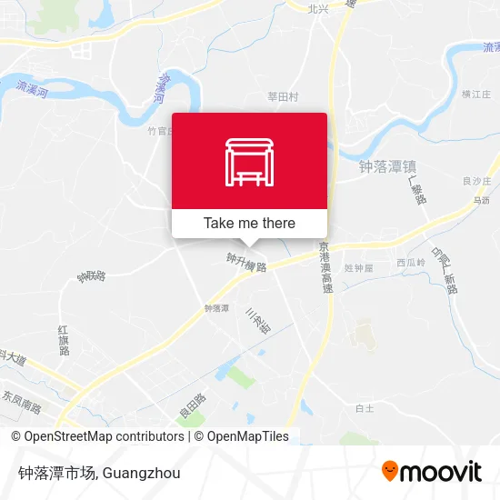 钟落潭市场 map