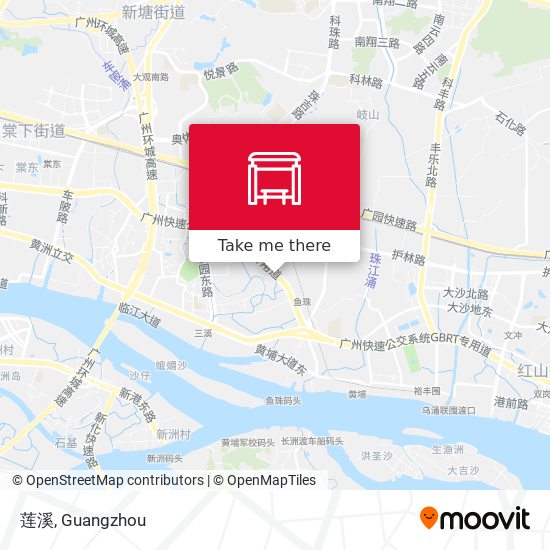 莲溪 map