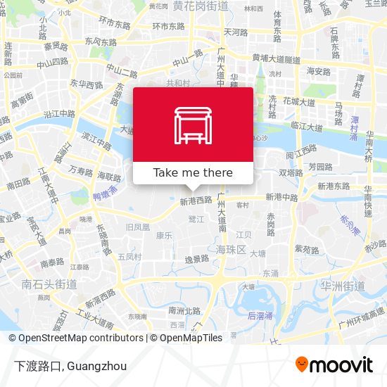 下渡路口 map